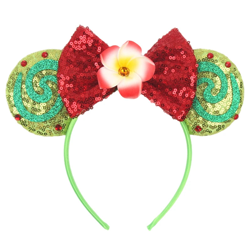 New Christmas Halloween Mouse Ears Headband Cartoon Sequin Bows Headband Birthday Party Princess Cosplay Costume For Women Adult Quick Pick Grocers
