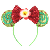 New Christmas Halloween Mouse Ears Headband Cartoon Sequin Bows Headband Birthday Party Princess Cosplay Costume For Women Adult Quick Pick Grocers