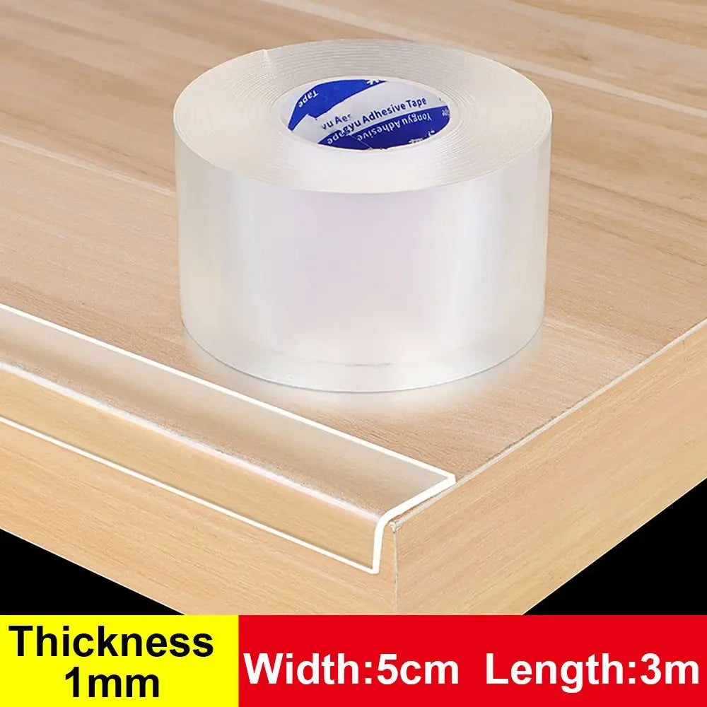 Table Edge Guard Tape Furniture Corner Bumper Self Adhesive Collision Proof Protective Strip Thickened Transparent Soft Tape Quick Pick Grocers
