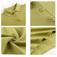 Hirsionsan Winter Thick Women Knitted Suits Soft 2 Pieces soft Female Sets Polo Neck Sweater & Wide Leg Pants Knitted Outfit Quick Pick Grocers