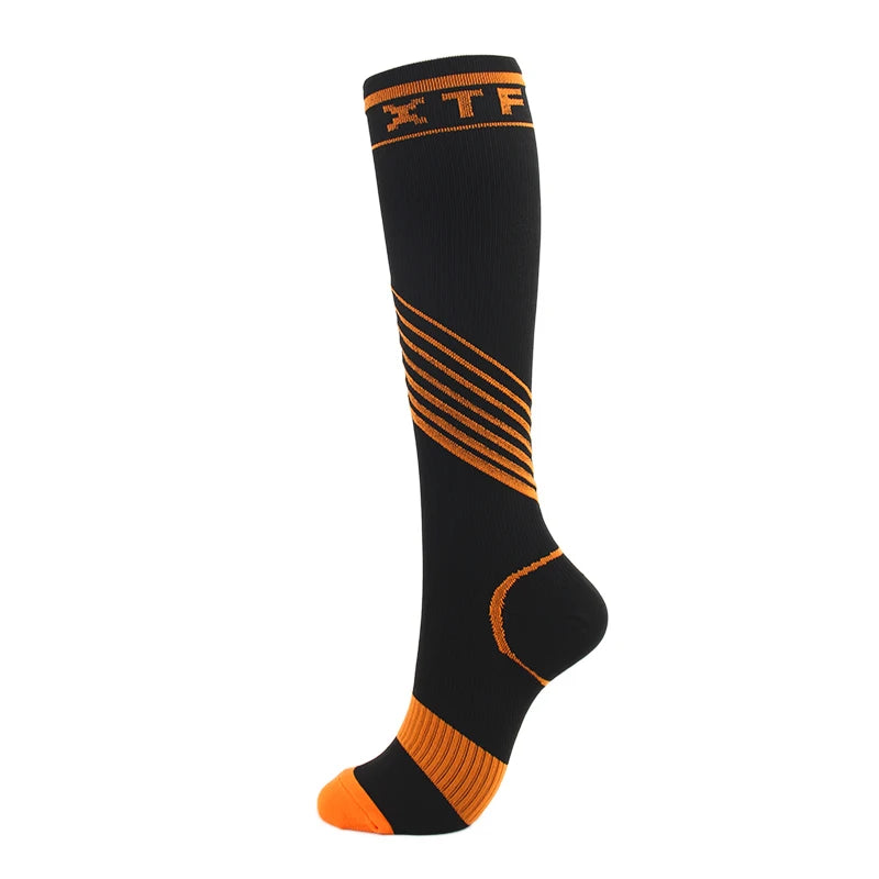 Compression Socks Varicose Veins Men's And Women's Sports Socks Football 20-30 Mmhg Elastic Anti Fatigue Pain Relief Wholesale Quick Pick Grocers
