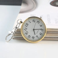 New Tiny Cute Quartz Pocket Watch with Keyring Men Women Quartz Watch for Nurses Doctors Students Minimalist Watches Child Gift Quick Pick Grocers