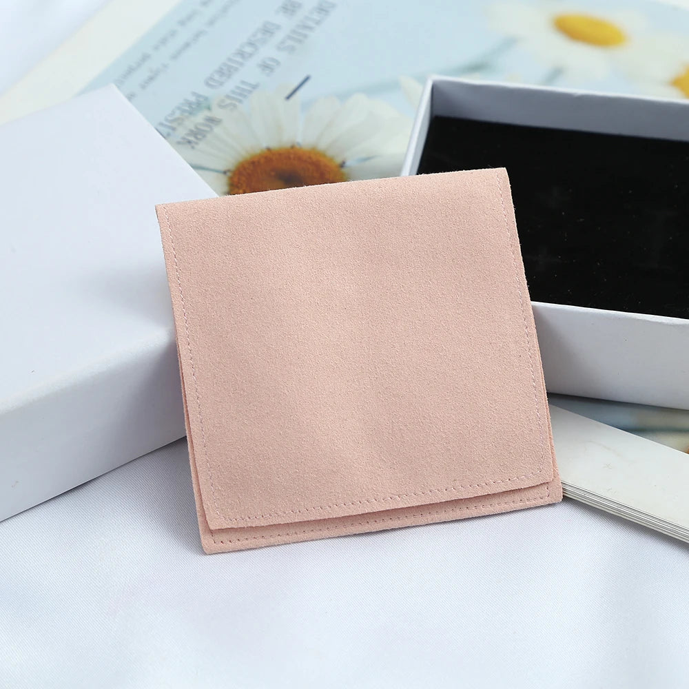 5pcs Velvet Jewelry Gift Bags Microfiber Jewellry Rings Earrings Necklace Organizer Packaging Pouch Wedding Favors Candy Bag Purest Peak