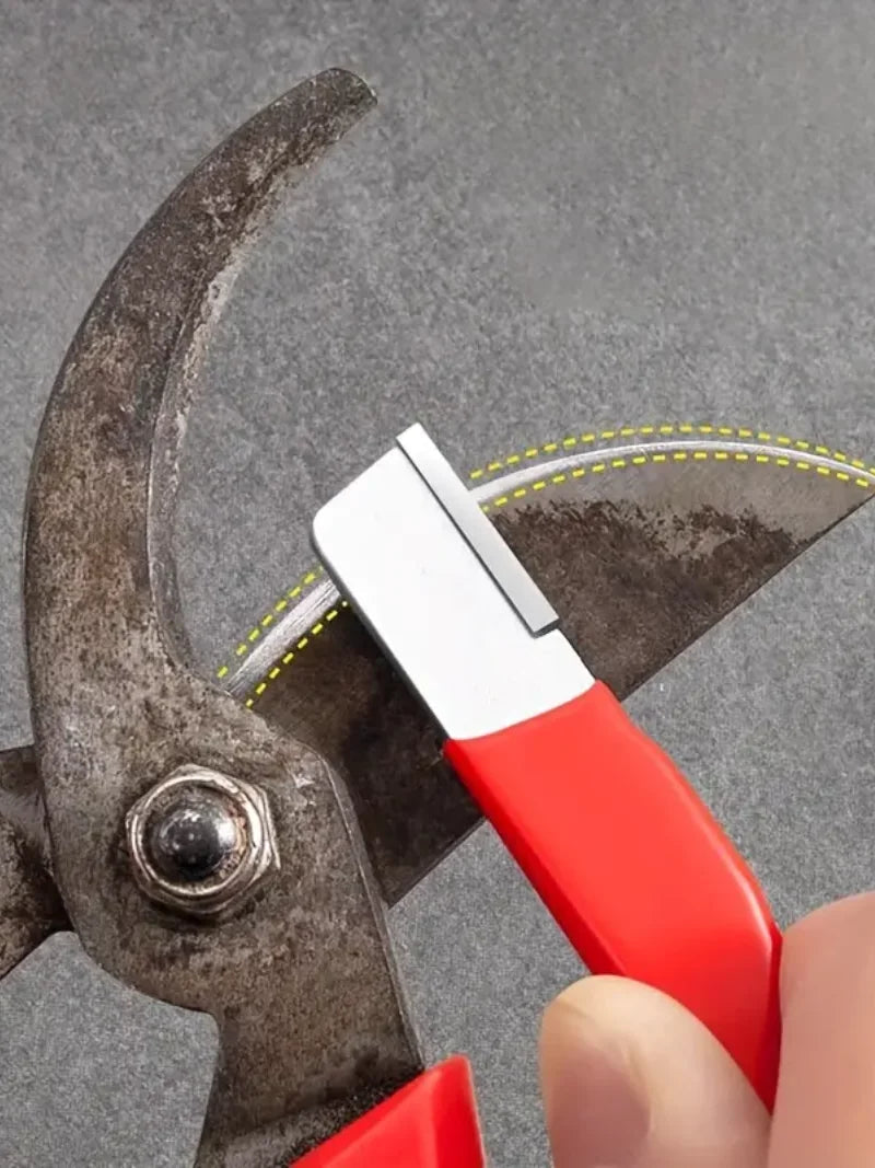 “Precision Edge” Professional Kitchen Knife Sharpener - Tungsten and Diamond Ceramic Whetstone for All Blades, Including Garden Scissors Quick Pick Grocers