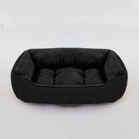 Bed for Dog Cat Pet Square Plush Kennel Medium Small Dog Sofa Bed Cushion Pet Calming Dog Bed House Pet Supplies Winter Quick Pick Grocers