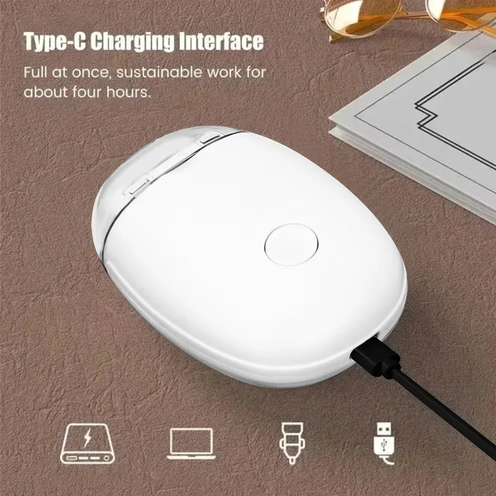 2in1 Electric Nail Clipper Cutter with LED Light Anti-Pinch Automatic Nail Grinder Trimmer for Baby Mini Manicure Tool Nail Care Quick Pick Grocers