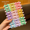 30 colored random bow fabric hair clips suitable for daily use as hair accessories Quick Pick Grocers