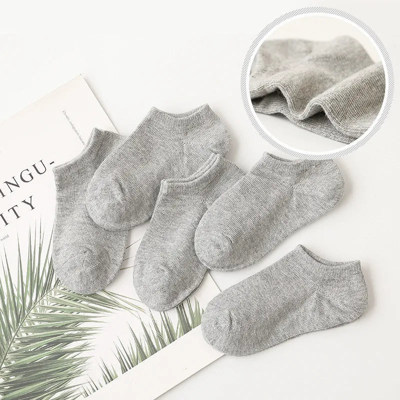 5 Pairs/Lot Children Socks Boy Girl Cotton Fashion Breathable Mesh Socks Spring Summer High Quality 1-12Years Kids Birthday Gift Quick Pick Grocers
