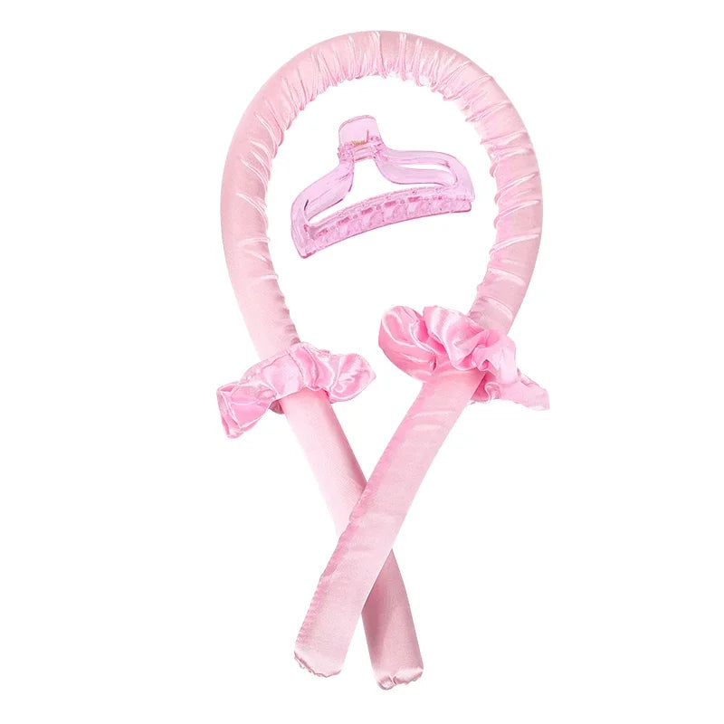 Heatless Curling Rod Headband Silk Ribbon Overnight Hair Curlers