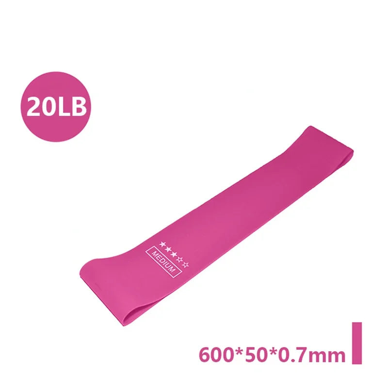 Portable Fitness Workout Equipment Rubber Resistance Bands Yoga Gym Elastic Gum Strength Pilates Crossfit Women Weight Sports Econic Blanks