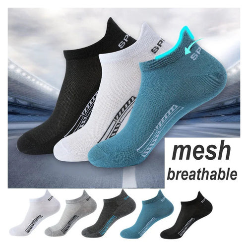 High Quality 10Pairs Men Socks Combed cotton 100% Summer Sports Sock Plus Size EUR38-48 Quick Pick Grocers