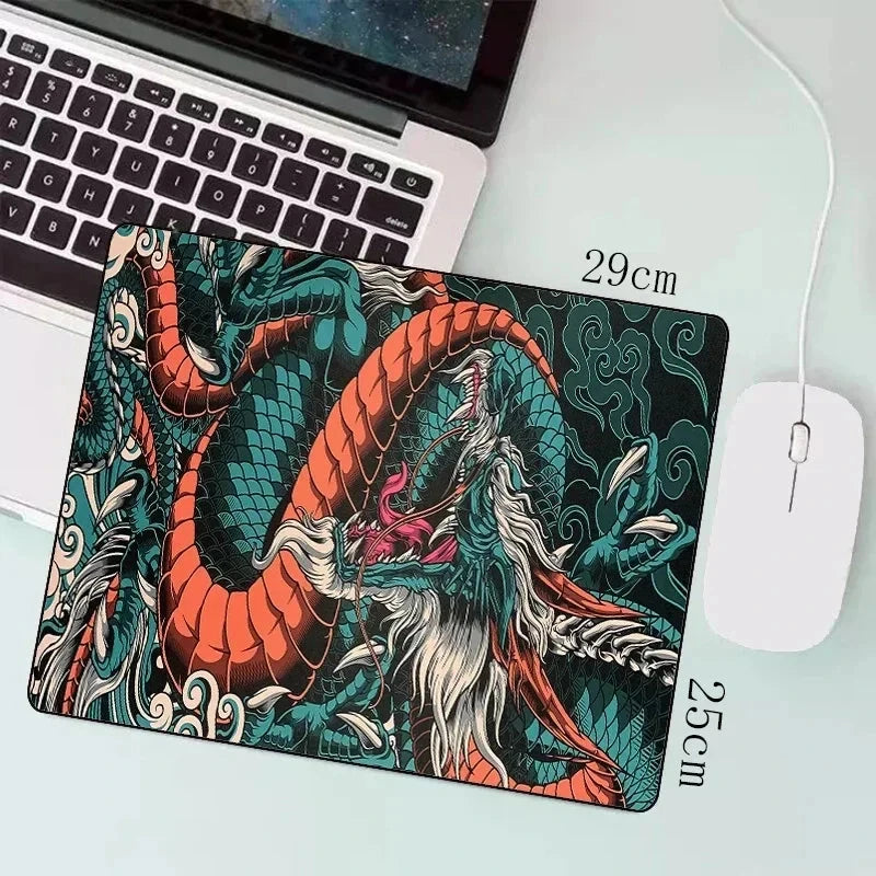 Japanese Dragon Large XXL Gaming Mousepad 900x400 700x300 Speed Desk Mat Anime Theme Keyboard Gamer Mouse Pad for Esports Econic Blanks