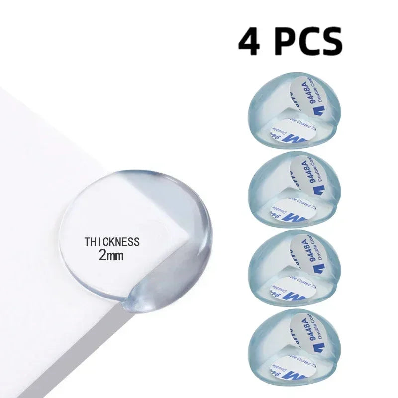 Transparent PVC Baby Protection Strip with Double-Sided Tape Anti-Bumb Kid Safety Table Edge Furniture Guard Corner L Protectors Purest Peak