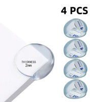 Transparent PVC Baby Protection Strip with Double-Sided Tape Anti-Bumb Kid Safety Table Edge Furniture Guard Corner L Protectors Purest Peak