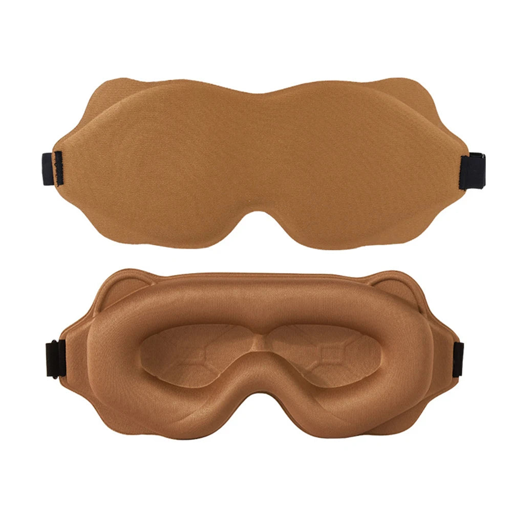 3D Sleeping Mask Block Out Light Sleep Mask For Eyes Soft Sleeping Aid Eye Mask for Travel Eyeshade Night Breathable Slaapmasker Quick Pick Grocers