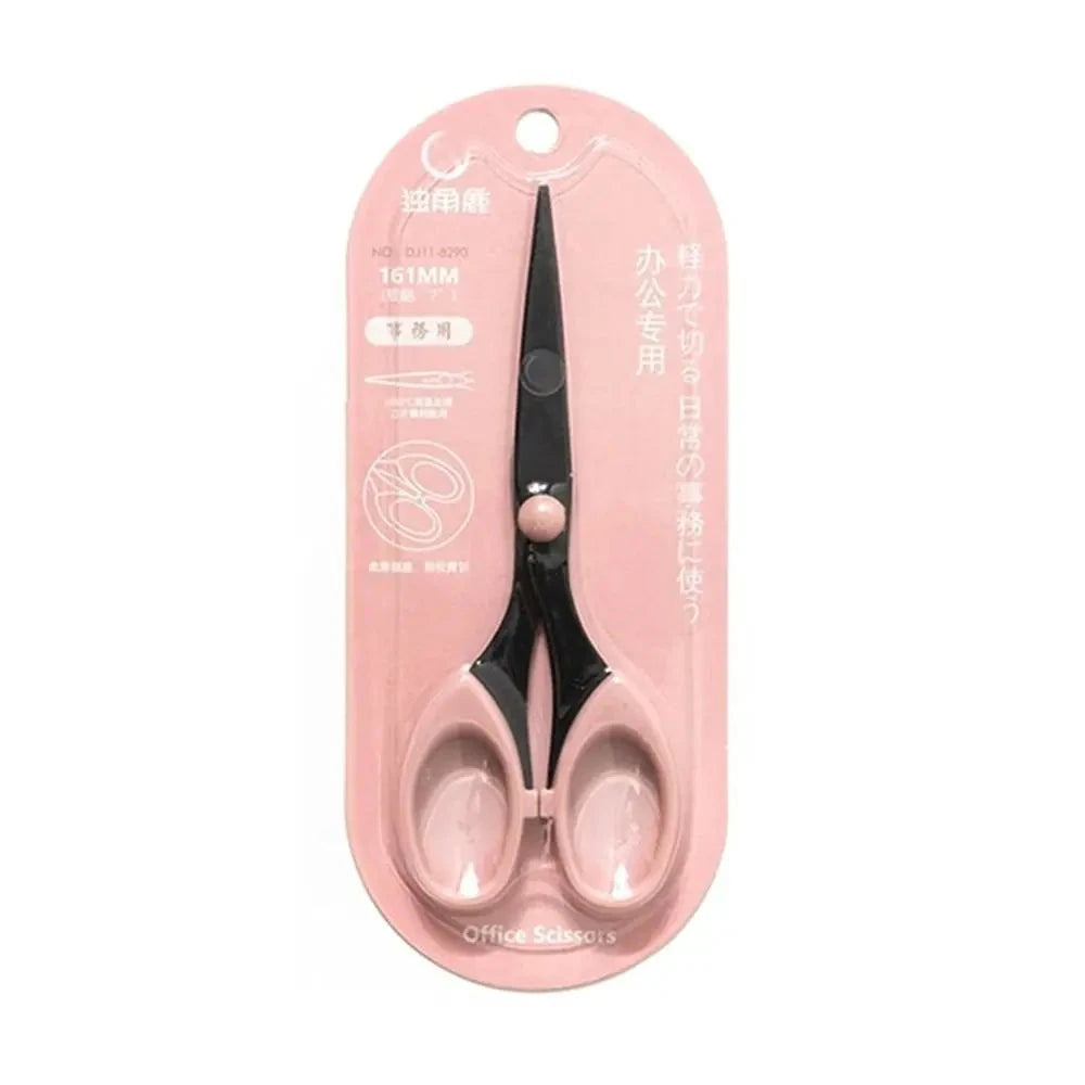 Color Scissor Stainless Steel Blade Safe Design Paper Cutting Scissors for Fine Art Diary Album Craft Office School Supplies Econic Blanks