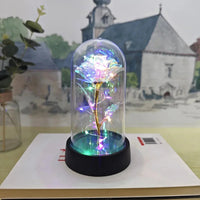 Rose Light Beautiful Realistic Looking Night Light Rose Eternal Flower Party Supplies LED Simulation Rose Flower Valentine's Day Quick Pick Grocers