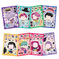 8Sheets Children DIY Puzzle Sticker Games K-POP DEMON HUNTERS Make A Face Funny Assemble Jigsaw Stickers Kids Educational Toys Purest Peak Salt