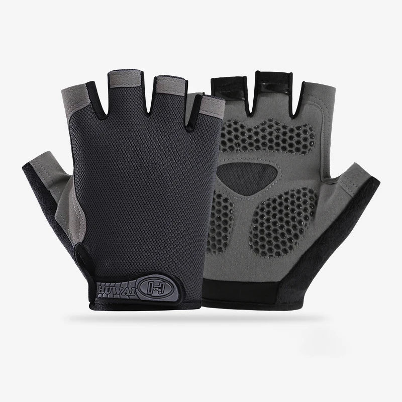 Men Cycling Bicycle Gloves Half Finger Gym Gloves Women Mitten Breathable Anti-slip Glove Fitness Sport Training Gloves Quick Pick Grocers