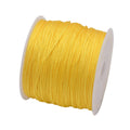 50Yds 0.8mm Crafts Nylon Cord For Jewelry Making Beading Braided Nylon Satin String for Bracelets Rattail Trim Chinese Knot Econic Blanks