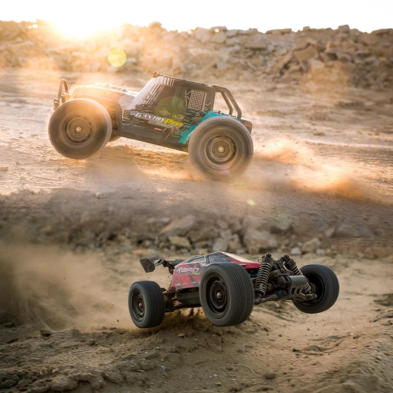 16103PRO 2.4GHz 70KM/H Professional RC Car: Brushless Motor, 1:16 Scale 4WD High-Speed Off-road Climbing Vehicle Wtith LED Light Econic Blanks