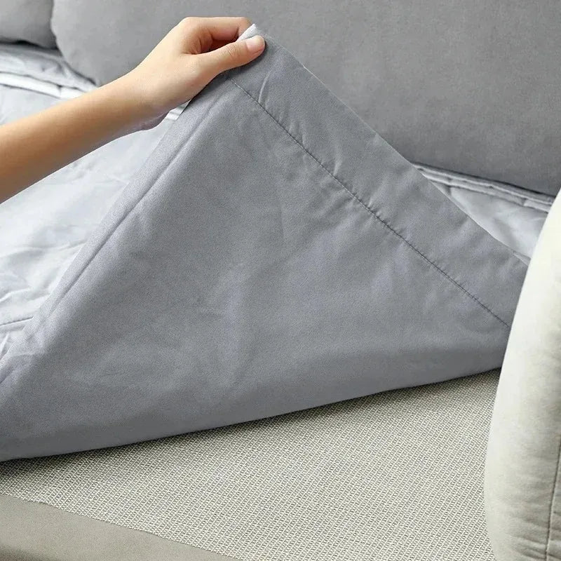 Antiskid Sheet Mattress Sofa Mat High quality PVC Floor Carpet Yoga Mat with Fixing Base Fabric Household Anti Slip Net Cloth ﻿ Quick Pick Grocers