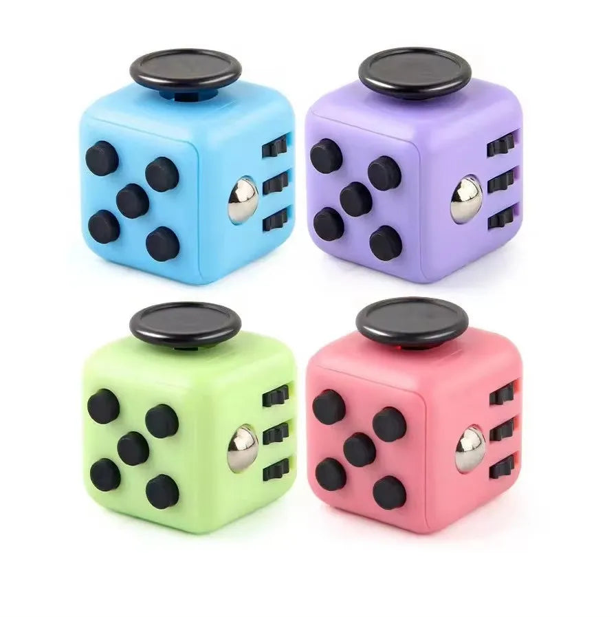 Fidget Cube Antistress Hand Spinner Decompression Toy for Autism ADHD Anxiety Sensory Toys for Kids Adults Stress Relief Toys Quick Pick Grocers