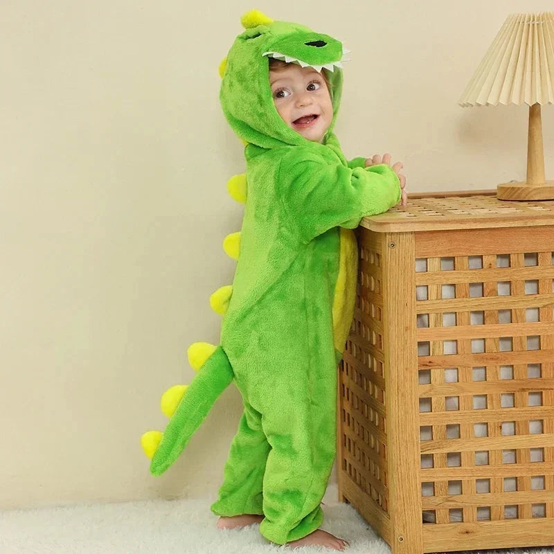 0 1 2 3 4 Years Kigurumi Pajamas for Toddler Baby Clothes Children Outfits Infant Dinosaur Unicorn Cat Robbit Cosplay Costumes Econic Blanks