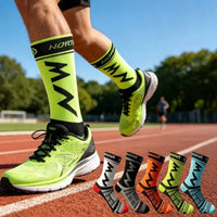 1/3/5 Pairs of Men's Mid-Calf Sports Socks, Fitness Compression Socks, Non-Slip and Breathable, High-Top Sports Socks for Men in Spring and Summer, Comfortable Mid-Calf Socks for Couples in Autumn, Suitable for Daily Activiti Quick Pick Grocers