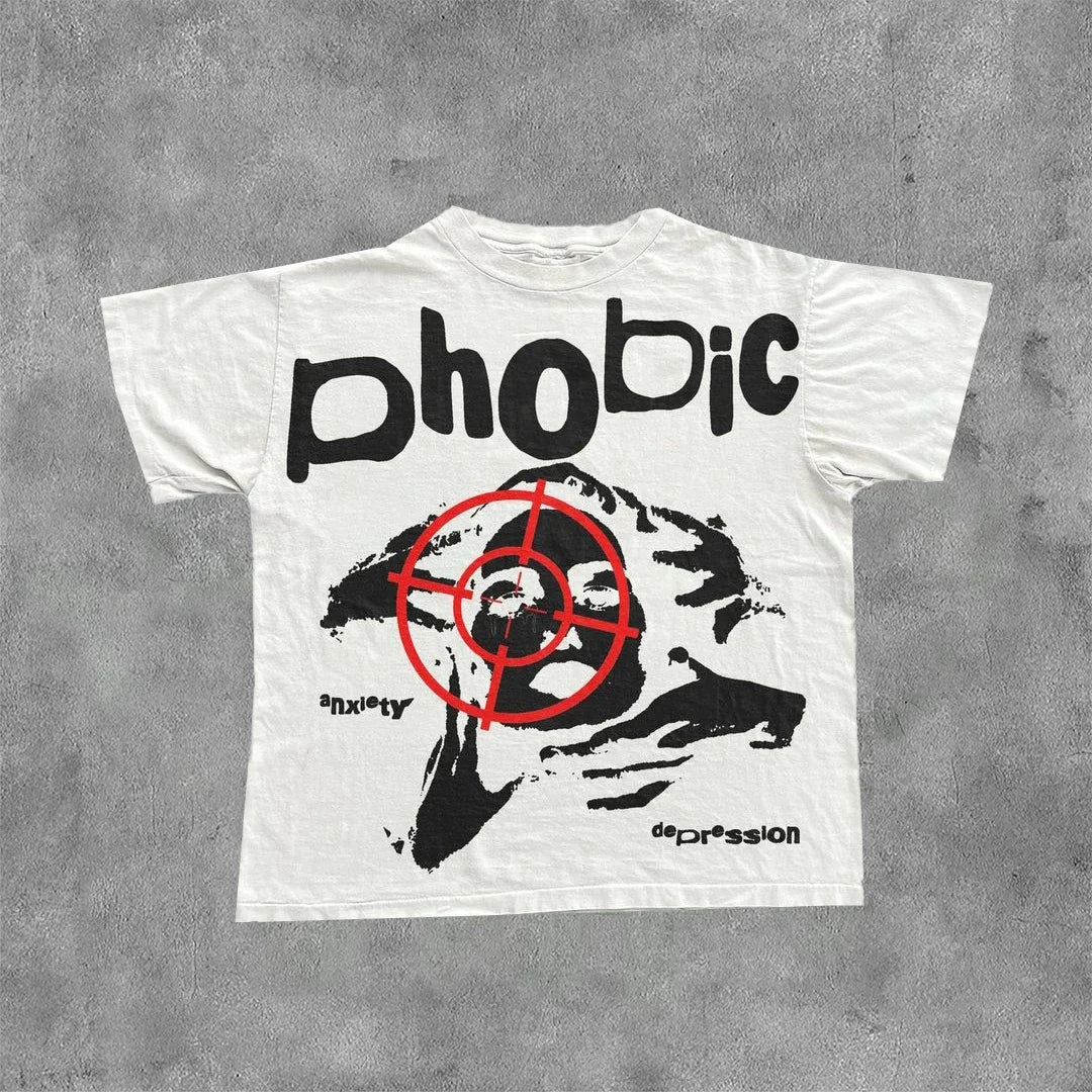 Vintage Dark Centipede Skeletal Graphic Cotton Print T-shirt Men Y2K Summer Short Sleeves Oversize T-shirt Women Casual Tee Tops Quick Pick Grocers