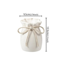 1Pc Bow Design Plastic Flower Vase Modern Art Nordic Decorative Vase  Used for Wedding, Living Room, Office, Bedroom Decoration Quick Pick Grocers