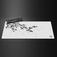 Black Sakura Gaming Mouse Pad Kawaii Purple Desk Mat Large Office Carpet Accessories Cherry Blossom Mousepad Gamer Computer Mats Quick Pick Grocers