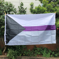 Z-ONE FLAG Rainbow Flag 90x150cm  LGBT genderqueer Genderfluid Gender fluid pride Flag polyester hanging banner for decoration Quick Pick Grocers