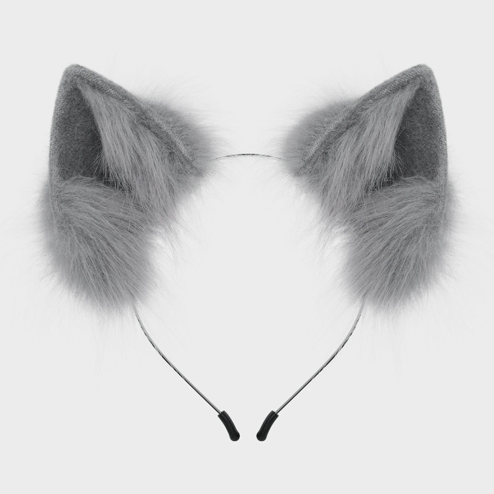 Handmade Faux Fur Animal Ears Headband Furry Cat Fox Ear Hairhoop Headwear Costume Accessory for Cosplay Masquerade Quick Pick Grocers