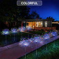 1 Pack Solar Firework Light Outdoor,IP65 Waterproof Solar Garden Flower Lights With 8 Lighting Modes For Outdoor Lighting Econic Blanks