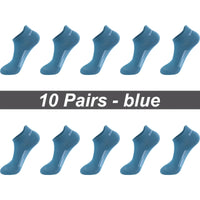 High Quality 10Pairs Men Socks Combed cotton 100% Summer Sports Sock Plus Size EUR38-48 Quick Pick Grocers