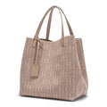 CHCH Large Capacity Black Knitted Tote Bag – Simple Shopping Handbag Econic Blanks
