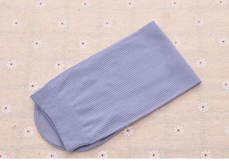 Men Ice Silk Socks Summer Spring Ultra-thin Socks Solid Business Socks Breathable Soft Socks Ankle Bamboo Fiber Socks Quick Pick Grocers