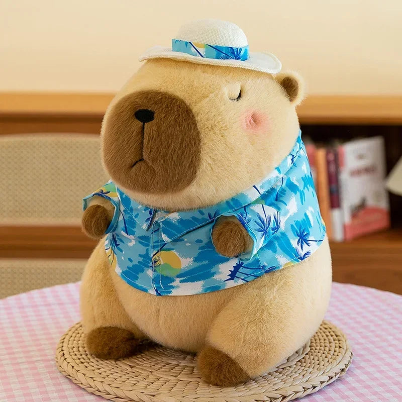 12-32cm Capybara Plush Simulation Capibara Anime Fluffty Toy Cute Doll Stuffed Animals Soft Doll Plush Children Christmas Gift Econic Blanks