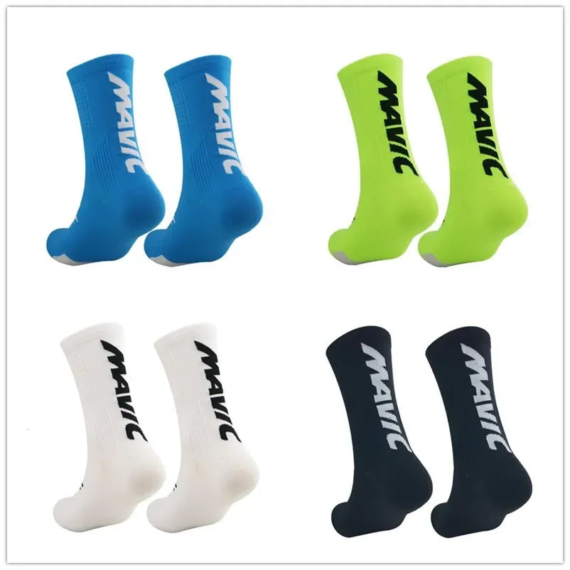 Unisex Sports Compression Socks 1 Pair Moisture-Wicking Breathable for Cycling Hiking Running Basketball Quick Pick Grocers