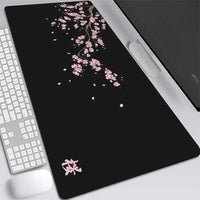 Japan Cherry Blossom Mouse Pad XXL Gray Laptops Gaming Deskmat Sakura Mousepad Anime Office Carpet Gamer Keyboard Computer Desks Quick Pick Grocers