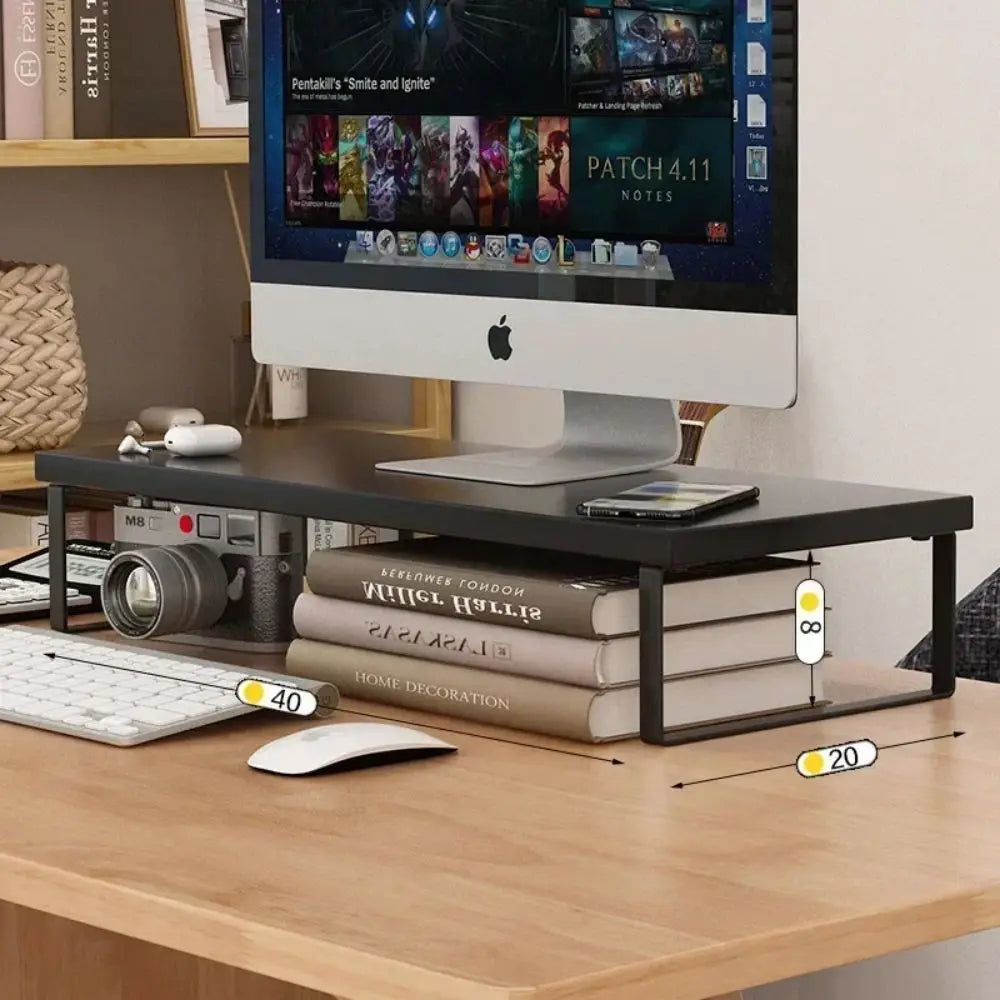 Computer Monitor Elevated Monitor Base Home Office Storage Rack Computer Desktop Creative Storage Rack Office Storage Supplies Quick Pick Grocers