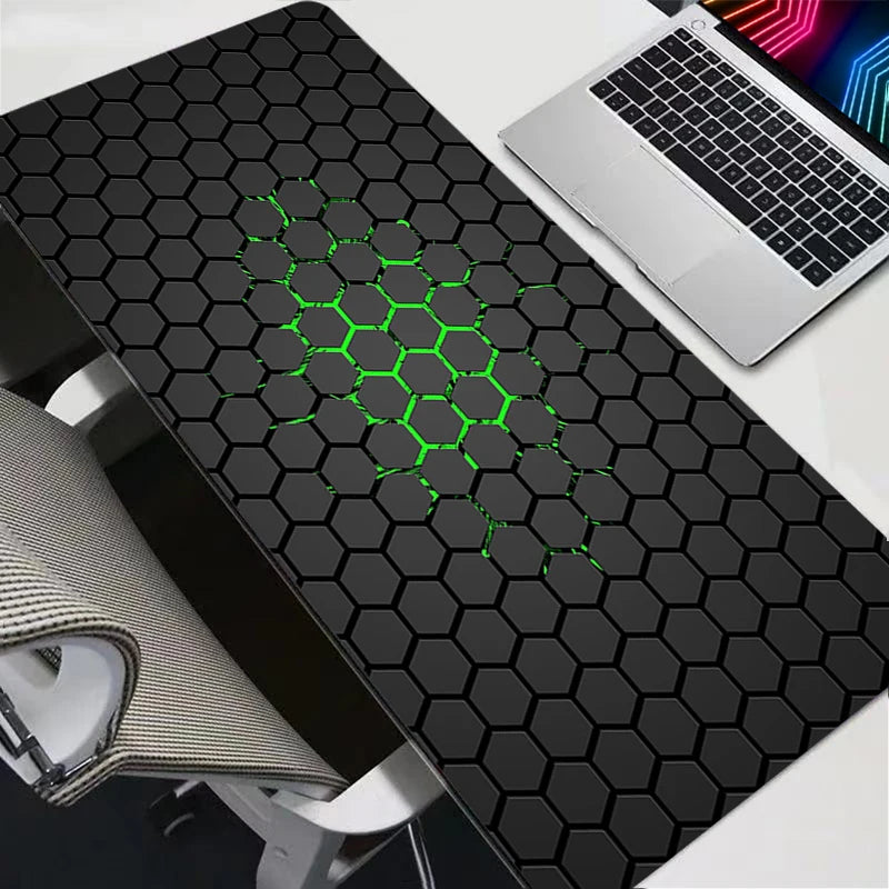 HEX Hexagon Mousepad Computer New XXL MousePads Keyboard Pad Mouse Mat Gamer Soft Office Carpet Table Mat Desktop Big Mouse Pad Quick Pick Grocers