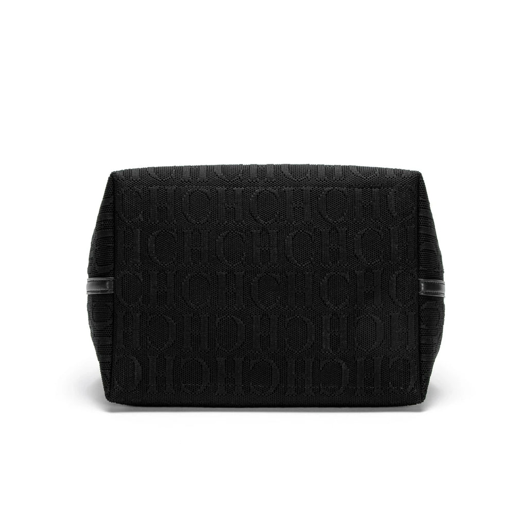 CHCH Large Capacity Black Knitted Tote Bag – Simple Shopping Handbag Econic Blanks