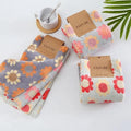 4Pcs Kitchen Cleaning Cloths Soft Absorbent Dishcloth Coral Fleece Sunflower Wiping Towel Rags Household Cleaning Cloth 30X30CM Econic Blanks