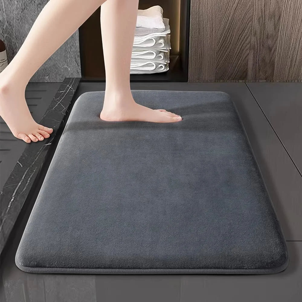 Super absorbent floor mat, super absorbent bath mat, super anti slip coral velvet bathroom floor mat, door mat Quick Pick Grocers