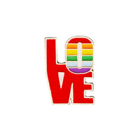 LGBT Flag Rainbow Heart Brooch Peace and Love Enamel Pins Clothes Bag Lapel Pin Gay Lesbian Pride Icon Badge Unisex Jewelry Gift Quick Pick Grocers