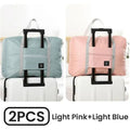 2 Pack Foldable Travel Duffel Bag for Airlines Carry on Bag Weekender Overnight Hospital Tote Bag Gym Duffel Bag Women Men Quick Pick Grocers