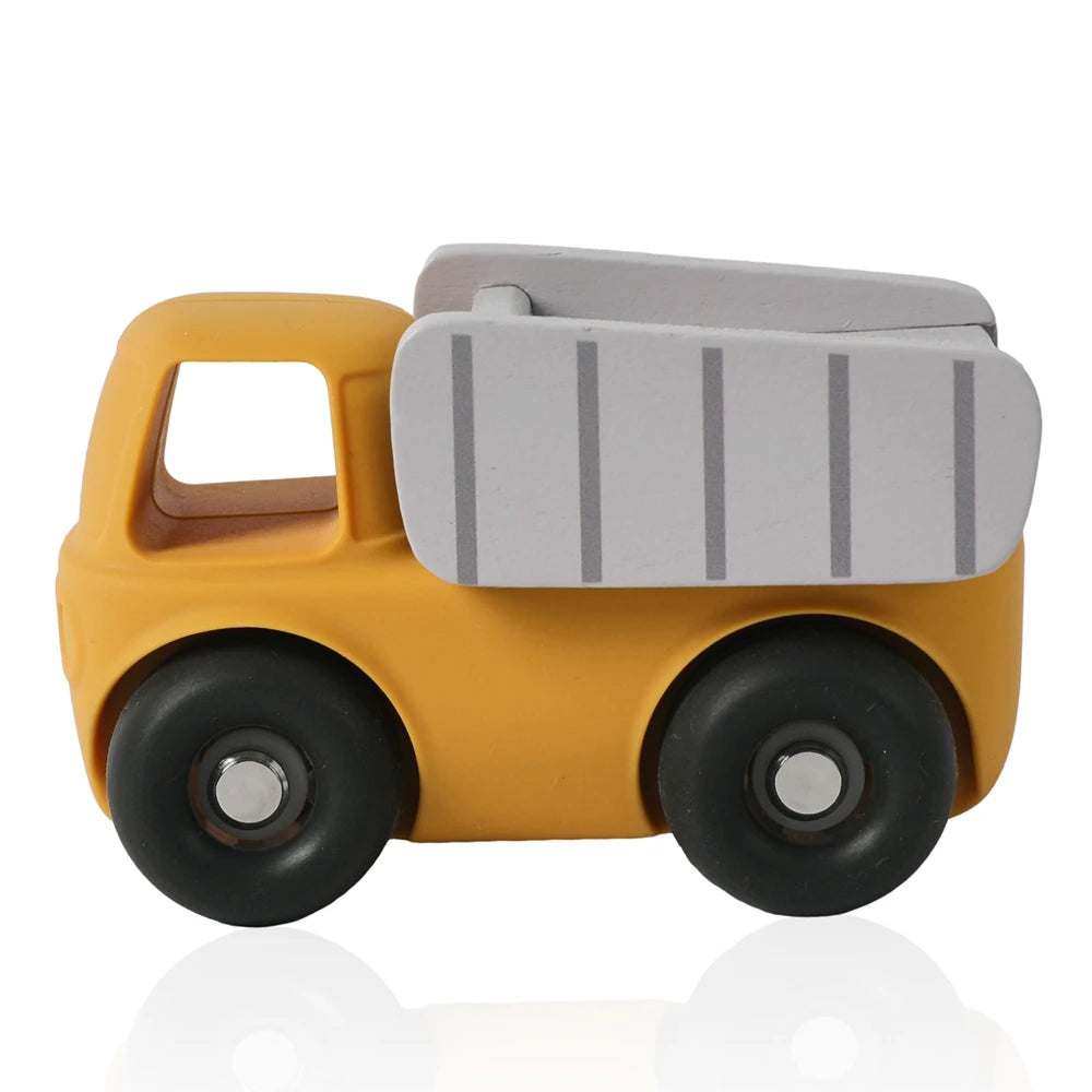Baby Silicone Car Toys Montessori Baby Things Silicone Baby Teether Toy Car  0 12 Months Newborn Educational Toy Silicone Blocks Purest Peak