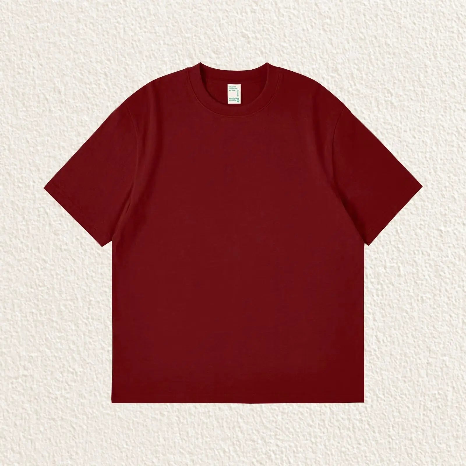 Pure White 260g Heavy T-shirt Men's Summer Pure Cotton Short-sleeved New Men's and Women's Streetwear Quick Pick Grocers